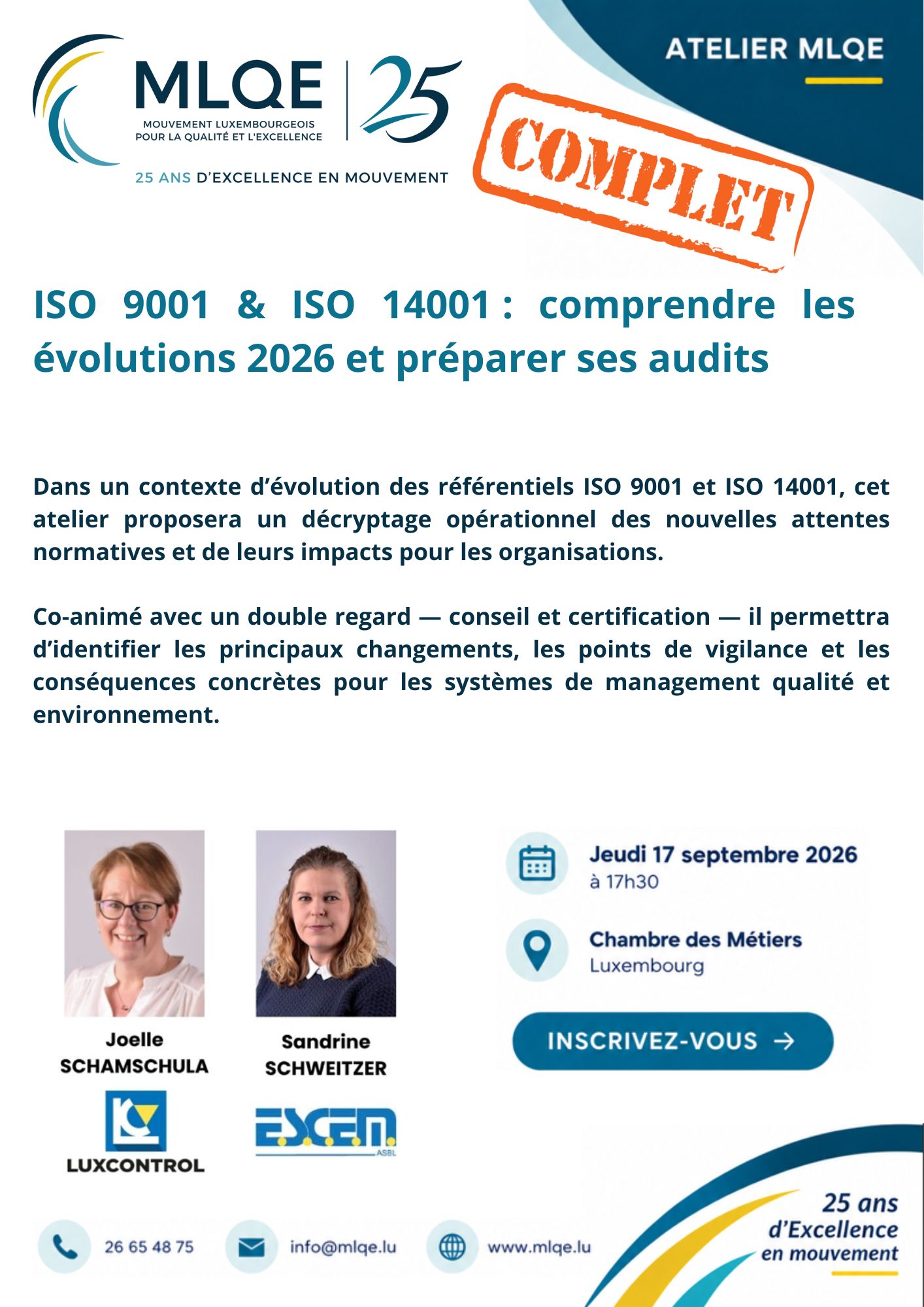 Atelier 17-09 complet